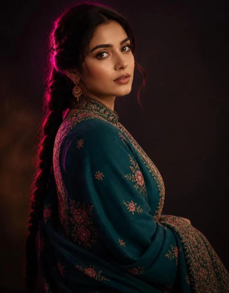 Portrait of Talyra Behnesh, an imagined companion on Flirtini